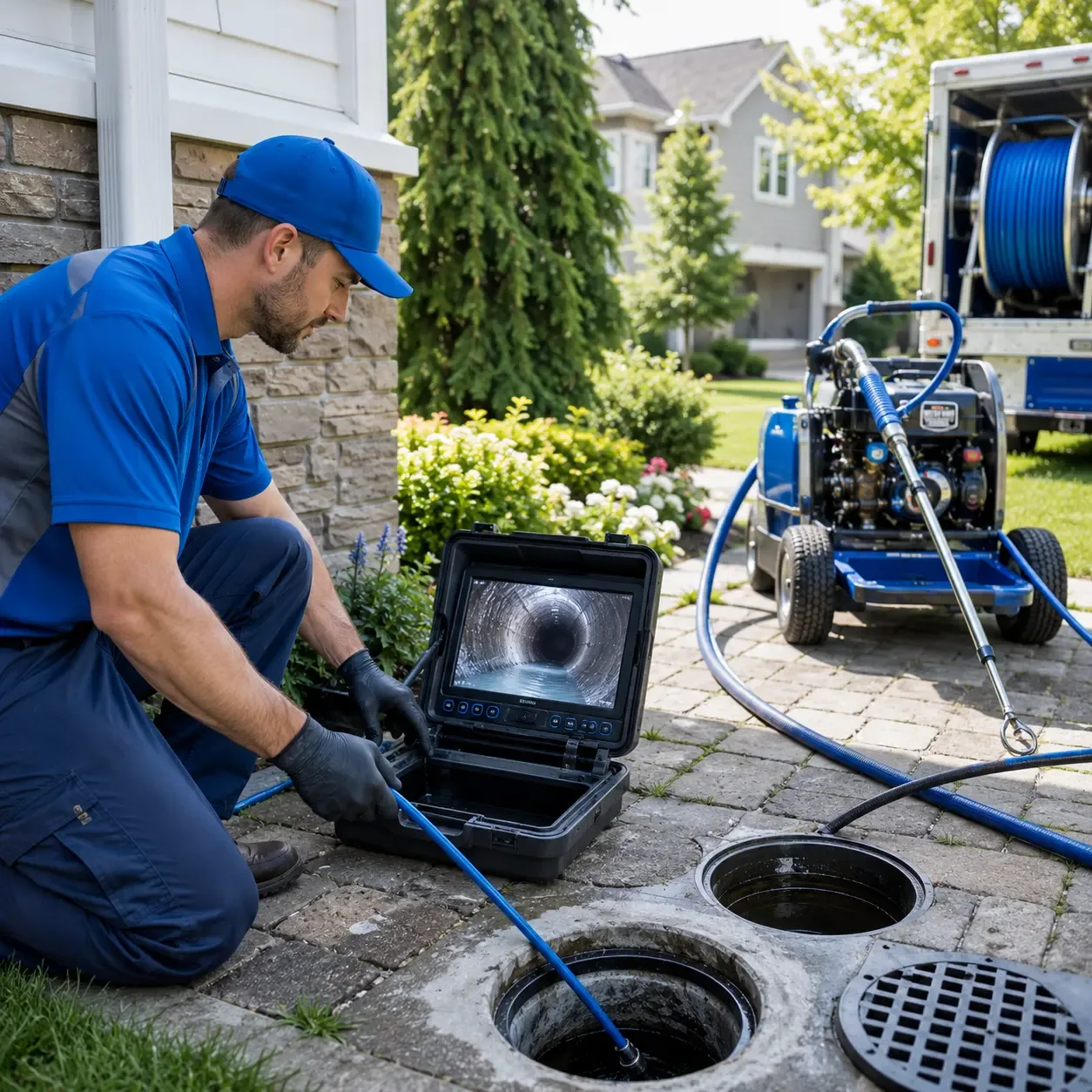 Outdoor drain cleaning professionals serving Clayton, LA